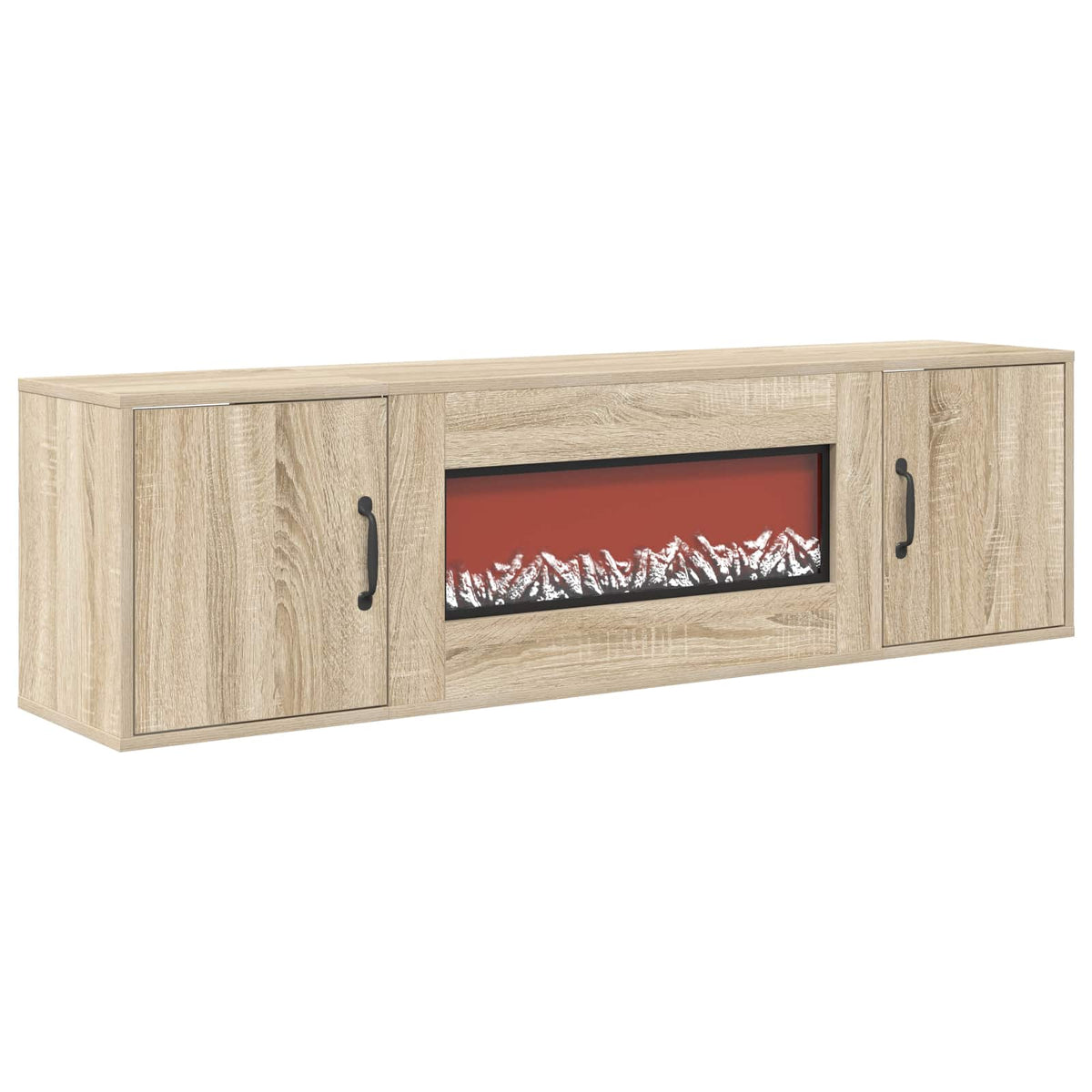 Electric Fireplace Sonoma 140.5 x 30 x 39 cm Engineered wood