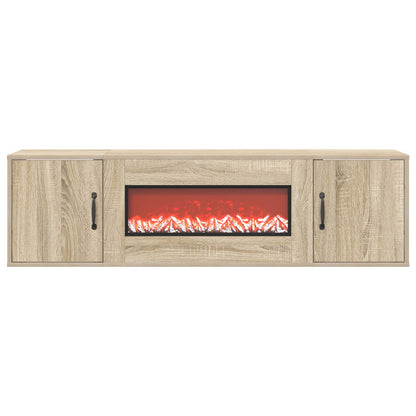 Electric Fireplace Sonoma 140.5 x 30 x 39 cm Engineered wood