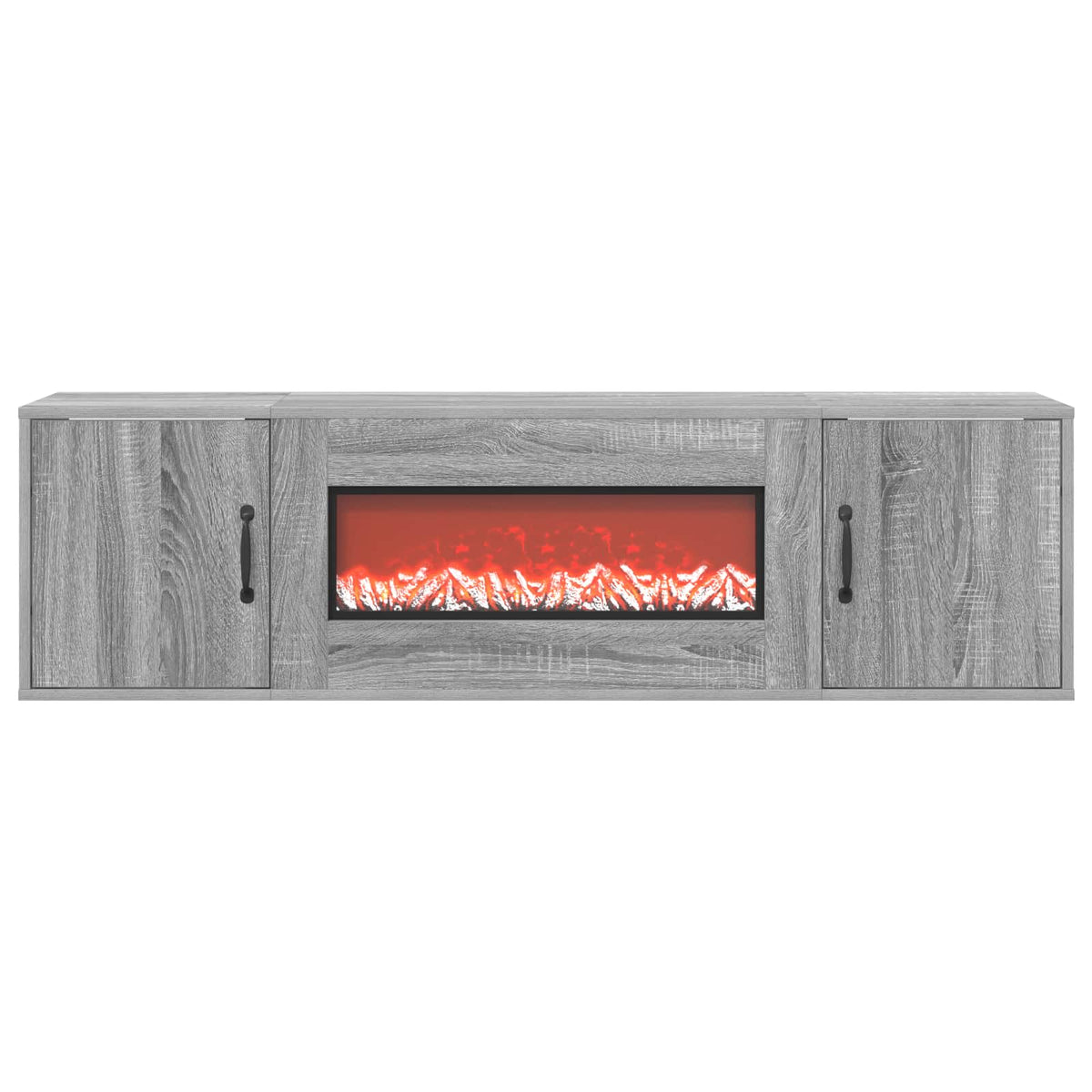 Electric Fireplace Grey Sonoma 140.5 x 30 x 39 cm