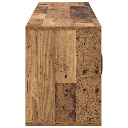 Electric Fireplace Old Wood 140.5 x 30 x 39 cm Engineered wood