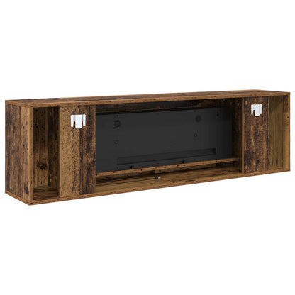 Electric Fireplace Old Wood 155 x 30 x 44 cm Engineered wood
