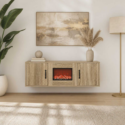 Electric Fireplace Sonoma 110 x 30 x 36.5 cm Engineered wood