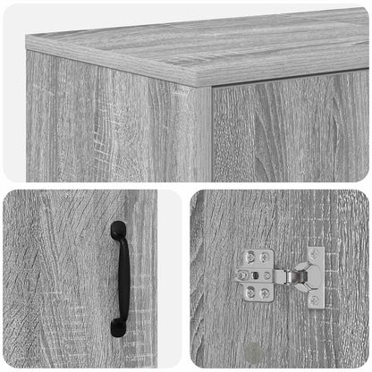 Electric Fireplace Grey Sonoma 110 x 30 x 36.5 cm