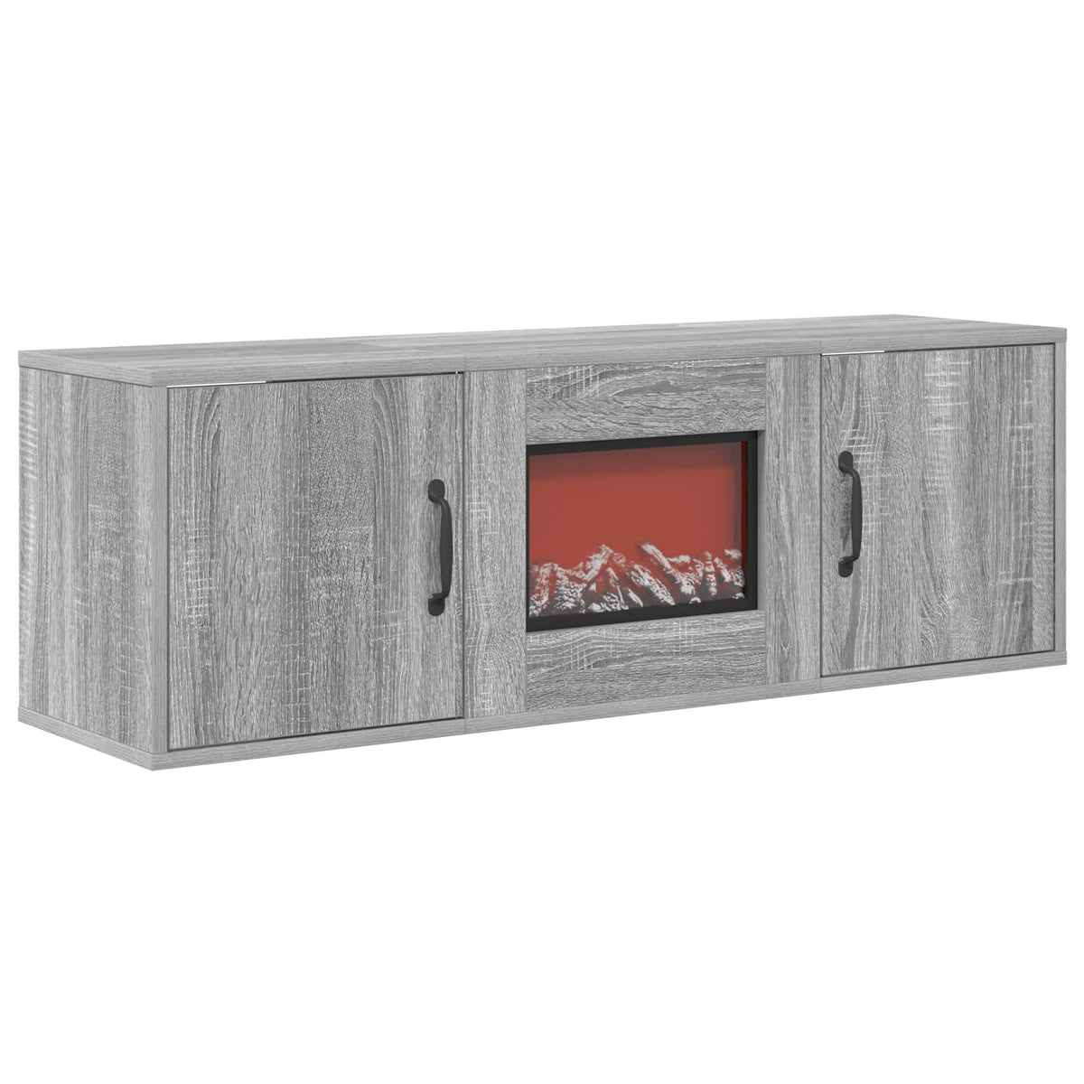 Electric Fireplace Grey Sonoma 110 x 30 x 36.5 cm