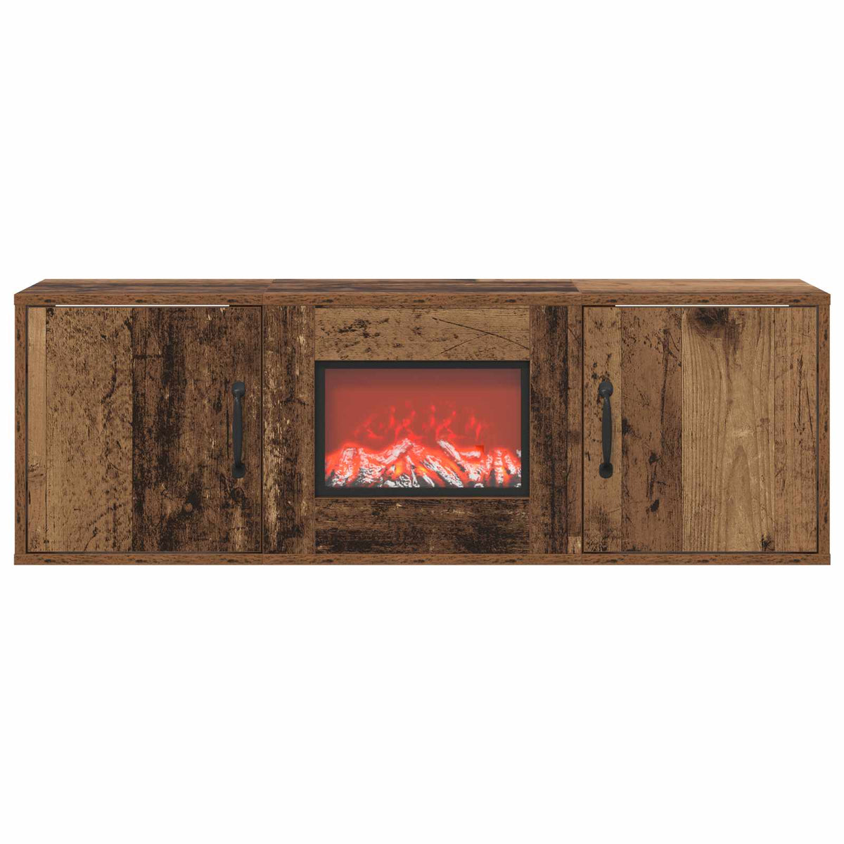 Electric Fireplace Old Wood 110 x 30 x 36.5 cm Engineered wood