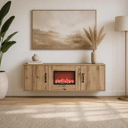 Electric Fireplace Artisan Oak 110 x 30 x 36.5 cm