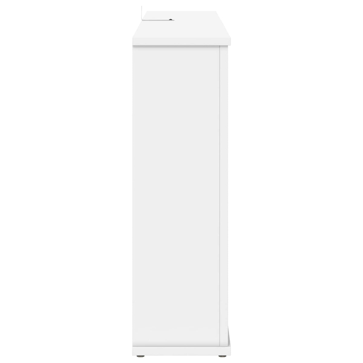 Electric Fireplace White 114 x 18 x 58.5 cm Engineered wood