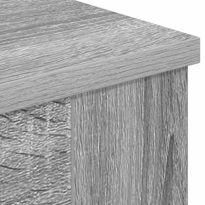 Electric Fireplace Grey Sonoma 114 x 18 x 58.5 cm