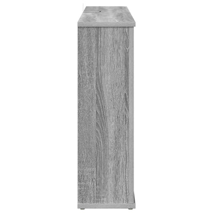 Electric Fireplace Grey Sonoma 114 x 18 x 58.5 cm