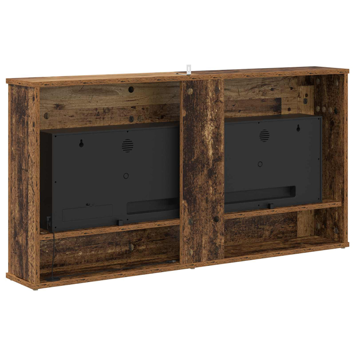 Electric Fireplace Old Wood 114 x 18 x 58.5 cm Engineered wood