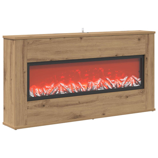 Electric Fireplace Artisan Oak 114 x 18 x 58.5 cm