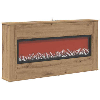 Electric Fireplace Artisan Oak 114 x 18 x 58.5 cm