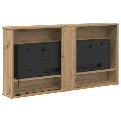 Electric Fireplace Artisan Oak 114 x 18 x 58.5 cm