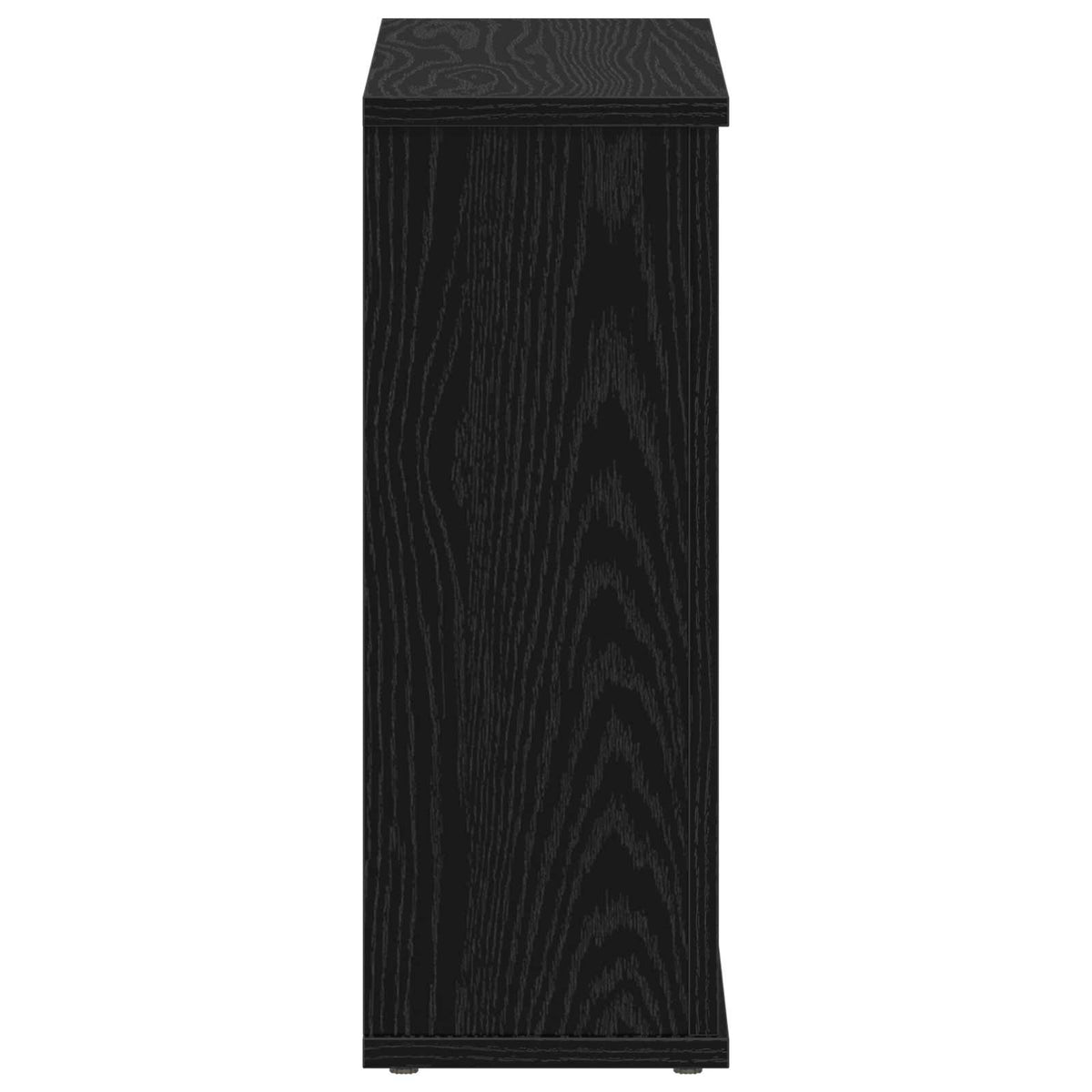 Electric Fireplace Black Oak 47 x 18 x 48 cm Engineered wood