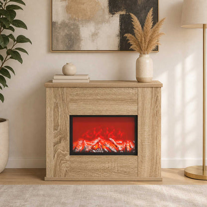 Electric Fireplace Sonoma 47 x 18 x 48 cm Engineered wood