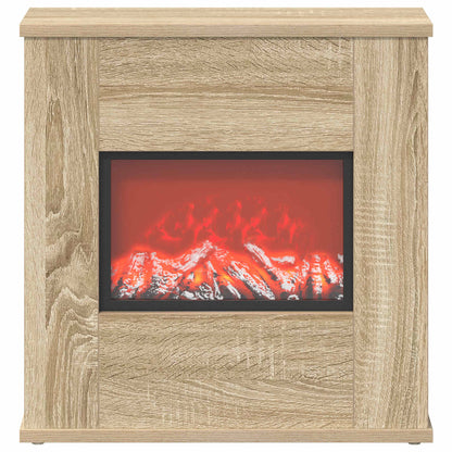 Electric Fireplace Sonoma 47 x 18 x 48 cm Engineered wood