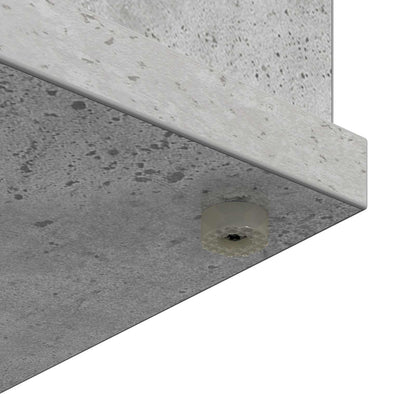 Electric Fireplace Concrete 47 x 18 x 48 cm Engineered wood