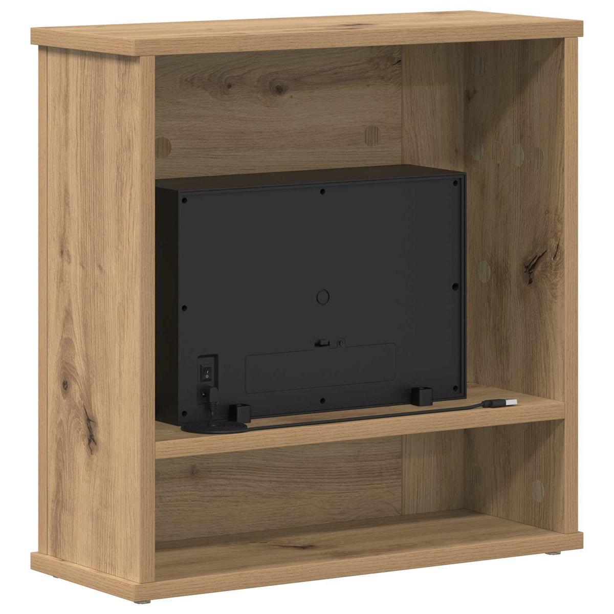Electric Fireplace Artisan Oak 47 x 18 x 48 cm Engineered wood