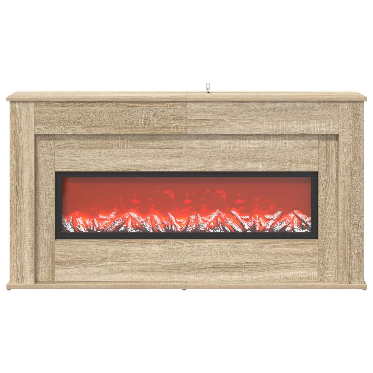 Fireplace with LED Strip Sonoma 130 x 20 x 69.5 cm