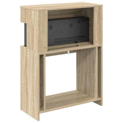 Electric Fireplace Sonoma 64 x 30 x 87 cm Engineered wood