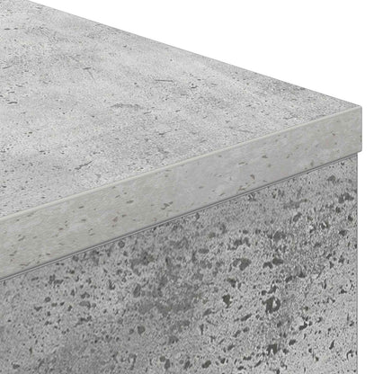 Electric Fireplace Concrete 64 x 30 x 87 cm Engineered wood
