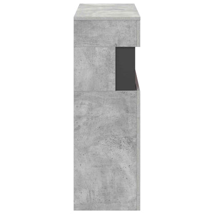 Electric Fireplace Concrete 64 x 30 x 87 cm Engineered wood