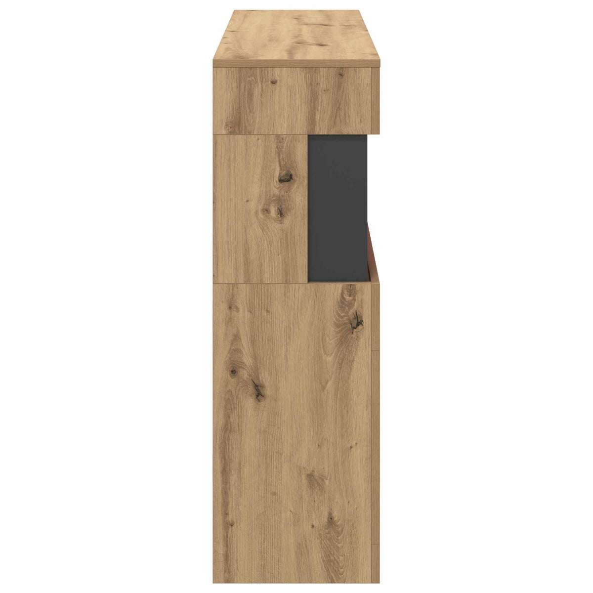 Electric Fireplace Artisan Oak 102 x 30 x 94 cm Engineered wood