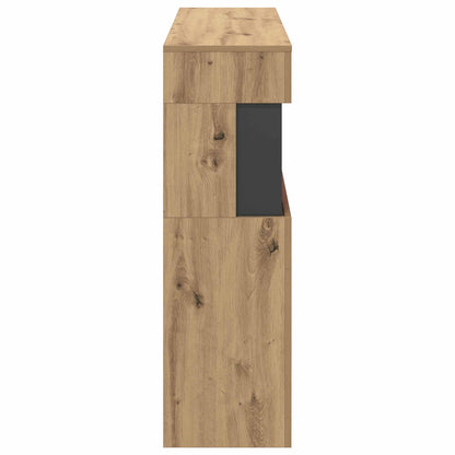 Electric Fireplace Artisan Oak 102 x 30 x 94 cm Engineered wood