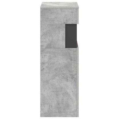 Electric Fireplace Concrete 35 x 30 x 86 cm Engineered wood