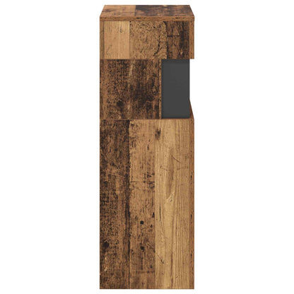 Electric Fireplace Old Wood 35 x 30 x 86 cm Engineered wood