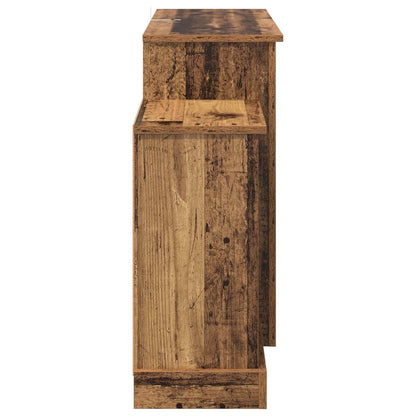 Electric Fireplace Old Wood 140 x 30 x 67 cm Engineered wood