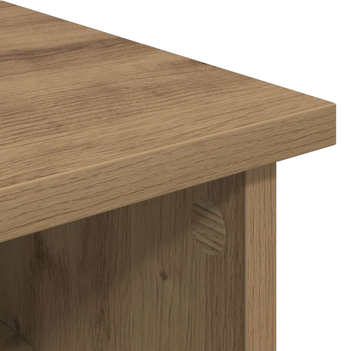 Electric Fireplace Artisan Oak 140 x 30 x 67 cm Engineered wood