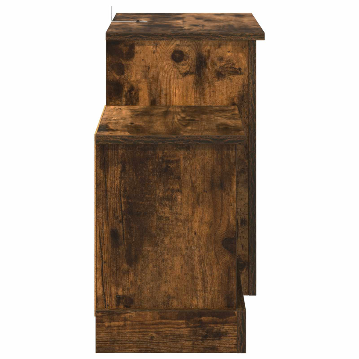 Electric Fireplace Smoked Oak 110 x 30 x 50 cm Engineered wood