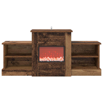 Electric Fireplace Old Wood 110 x 30 x 50 cm Engineered wood