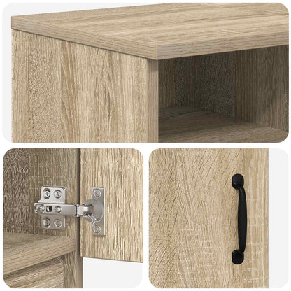 Electric Fireplace Sonoma 165 x 28.5 x 47 cm Engineered wood