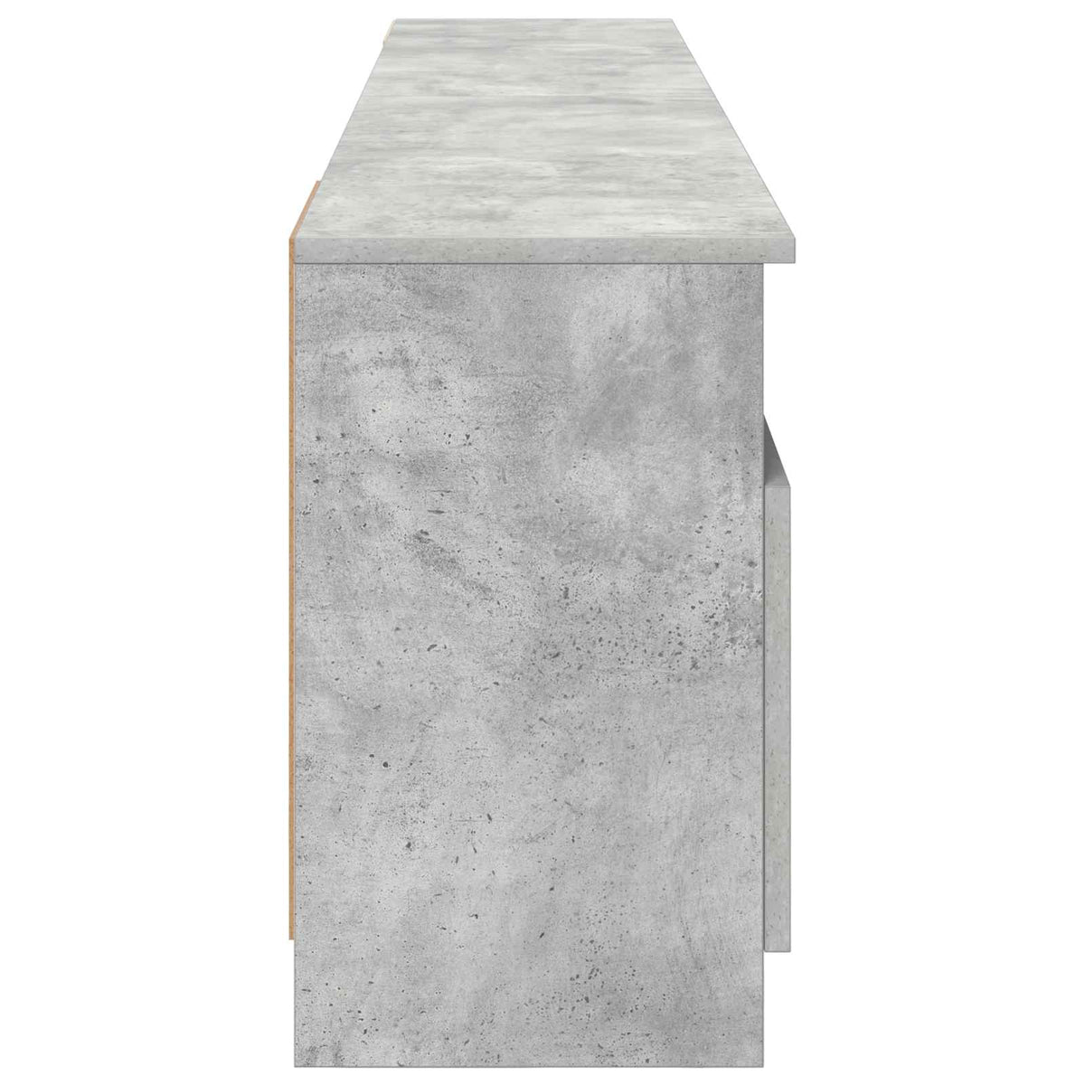 Electric Fireplace Concrete 165 x 28.5 x 47 cm Engineered wood