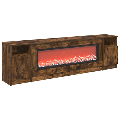 Electric Fireplace Smoked Oak 165 x 28.5 x 47 cm