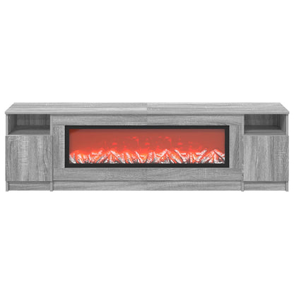 Electric Fireplace Grey Sonoma 165 x 28.5 x 47 cm