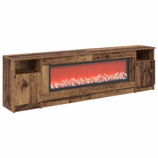 Electric Fireplace Old Wood 165 x 28.5 x 47 cm Engineered wood