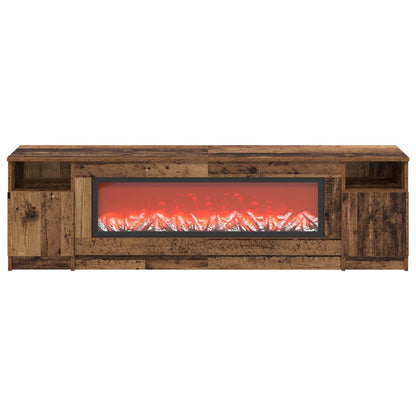 Electric Fireplace Old Wood 165 x 28.5 x 47 cm Engineered wood