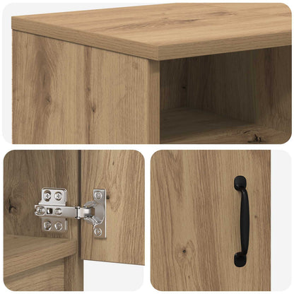 Electric Fireplace Artisan Oak 165 x 28.5 x 47 cm