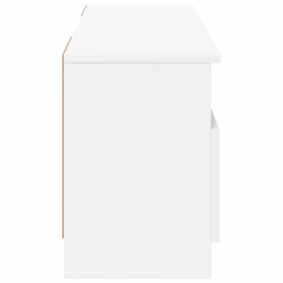 Electric Fireplace White 98 x 28.5 x 40.5 cm Engineered wood