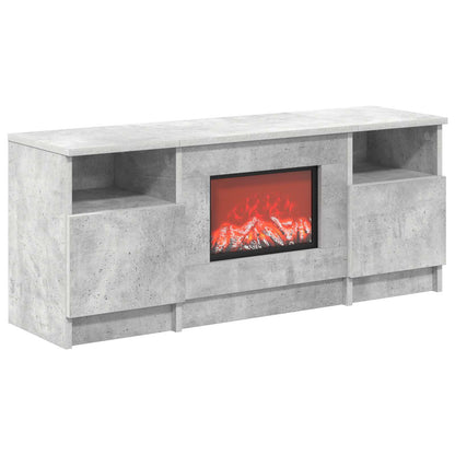 Electric Fireplace Concrete 98 x 28.5 x 40.5 cm Engineered wood