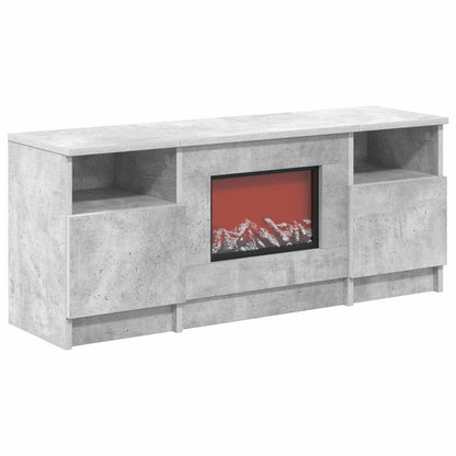 Electric Fireplace Concrete 98 x 28.5 x 40.5 cm Engineered wood