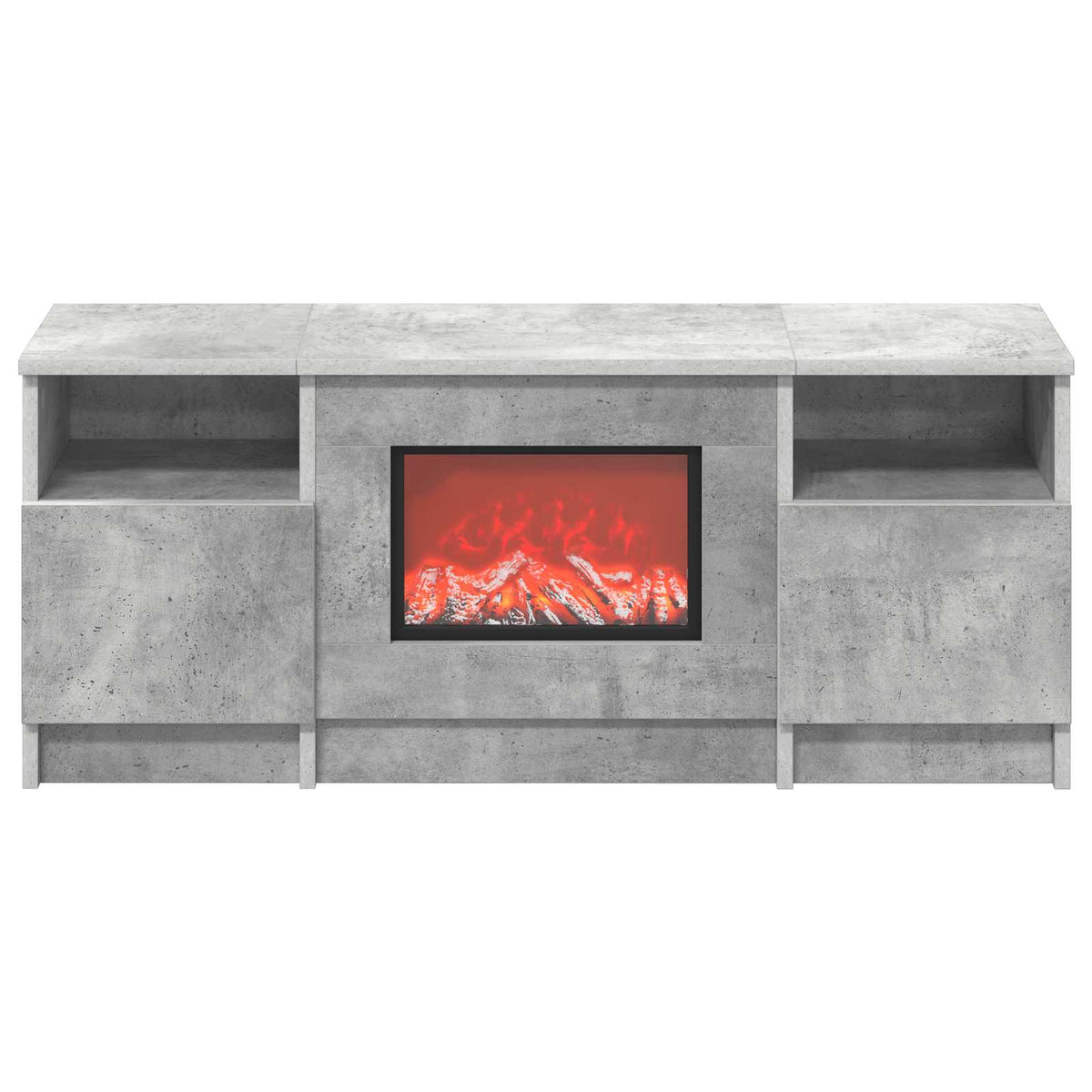 Electric Fireplace Concrete 98 x 28.5 x 40.5 cm Engineered wood