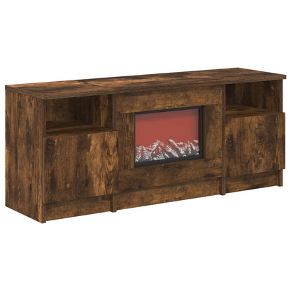 Electric Fireplace Smoked Oak 98 x 28.5 x 40.5 cm