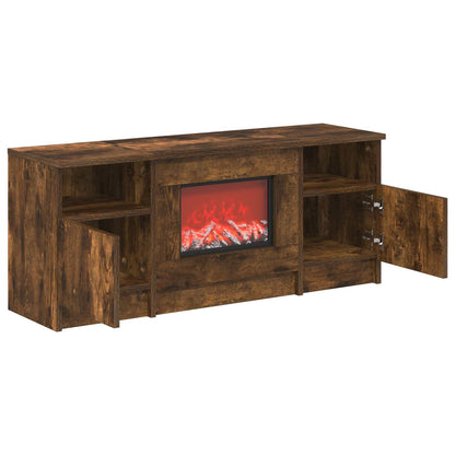 Electric Fireplace Smoked Oak 98 x 28.5 x 40.5 cm