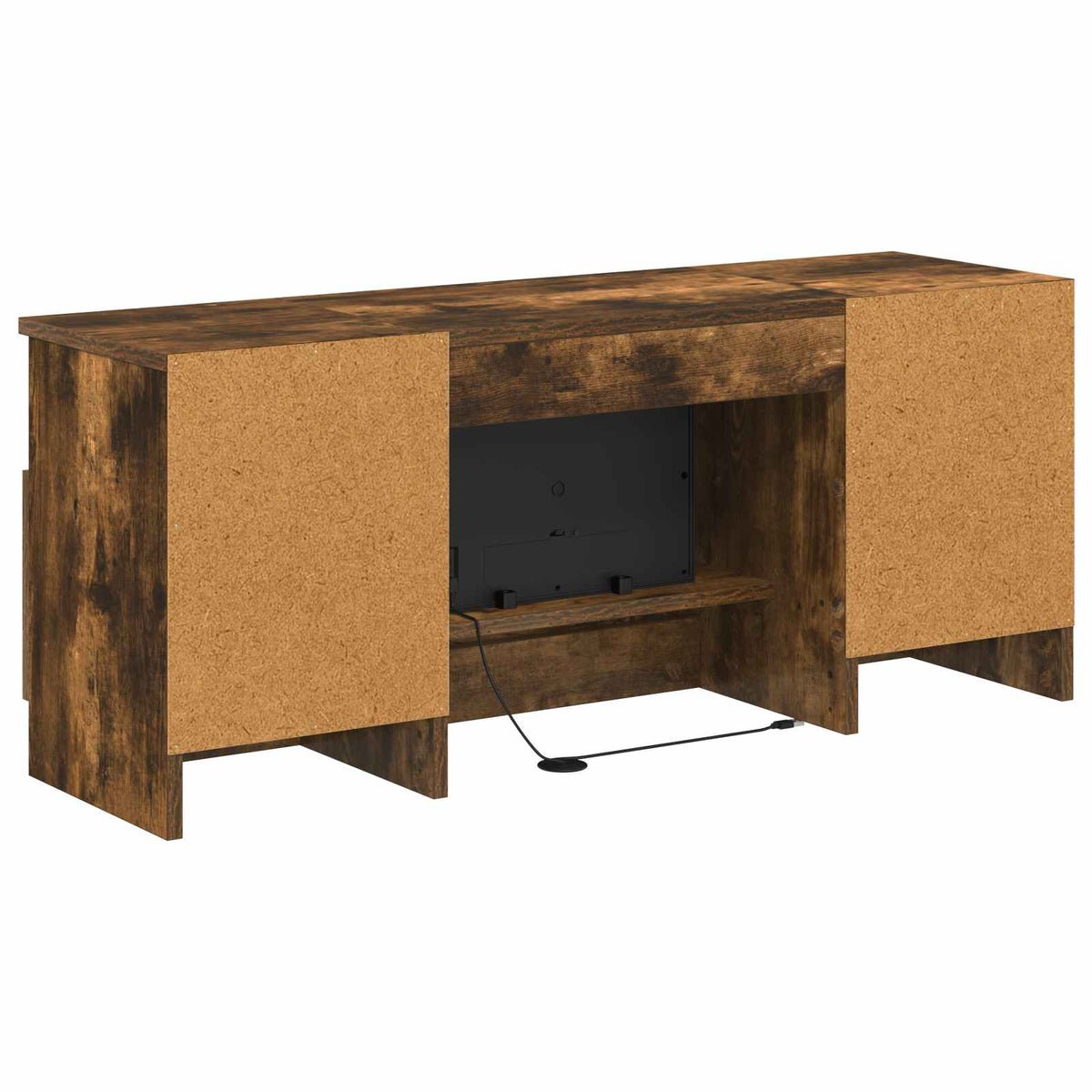 Electric Fireplace Smoked Oak 98 x 28.5 x 40.5 cm
