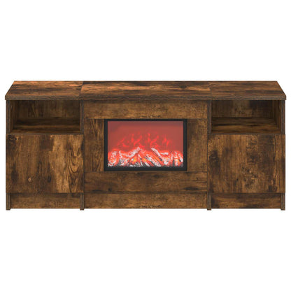 Electric Fireplace Smoked Oak 98 x 28.5 x 40.5 cm
