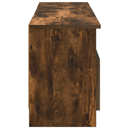 Electric Fireplace Smoked Oak 98 x 28.5 x 40.5 cm